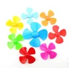 4 Blades Proepllers ABS 4 Leaves Propeller 80mm 60mm 40mm Propellers Paddles for RC Electric 2mm shaft propellers for 130 motor