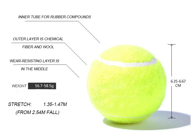 Высота теннисного мяча. Диаметр теннисного мяча для большого тенниса. Сколько весит теннисный мяч для большого тенниса. Теннисный мяч Размеры диаметр. Теннисный мяч размер 7.