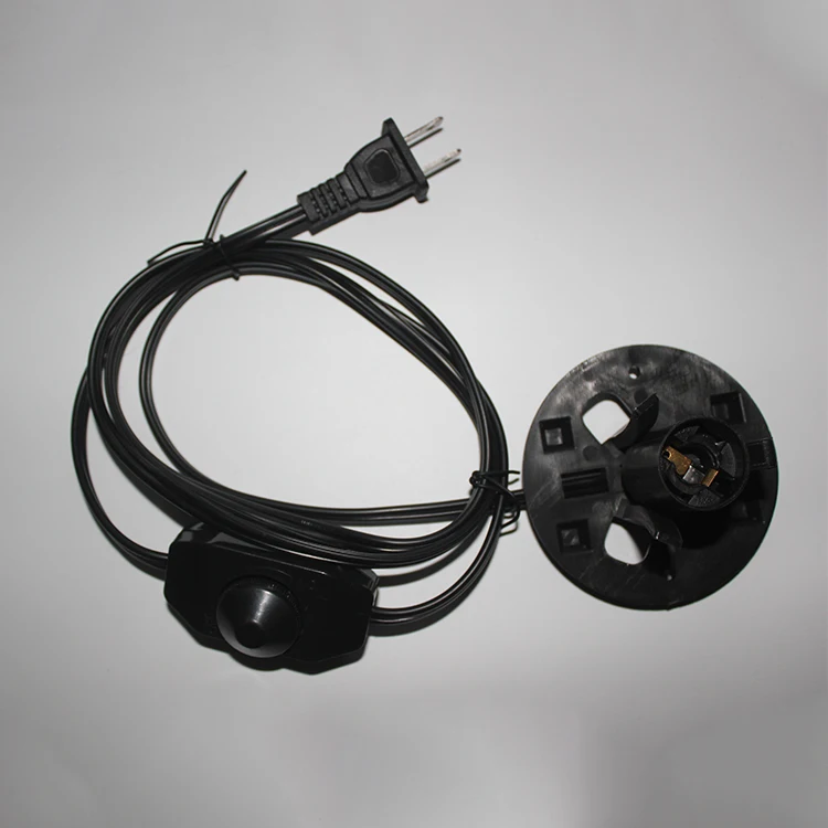 2 Pin Usa Plug Ul Extension Cord Salt Lamp Power Cord With On Off Or