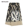 Sequins weave fashionable design tulle net textiles with gold and black sequins lace fabric