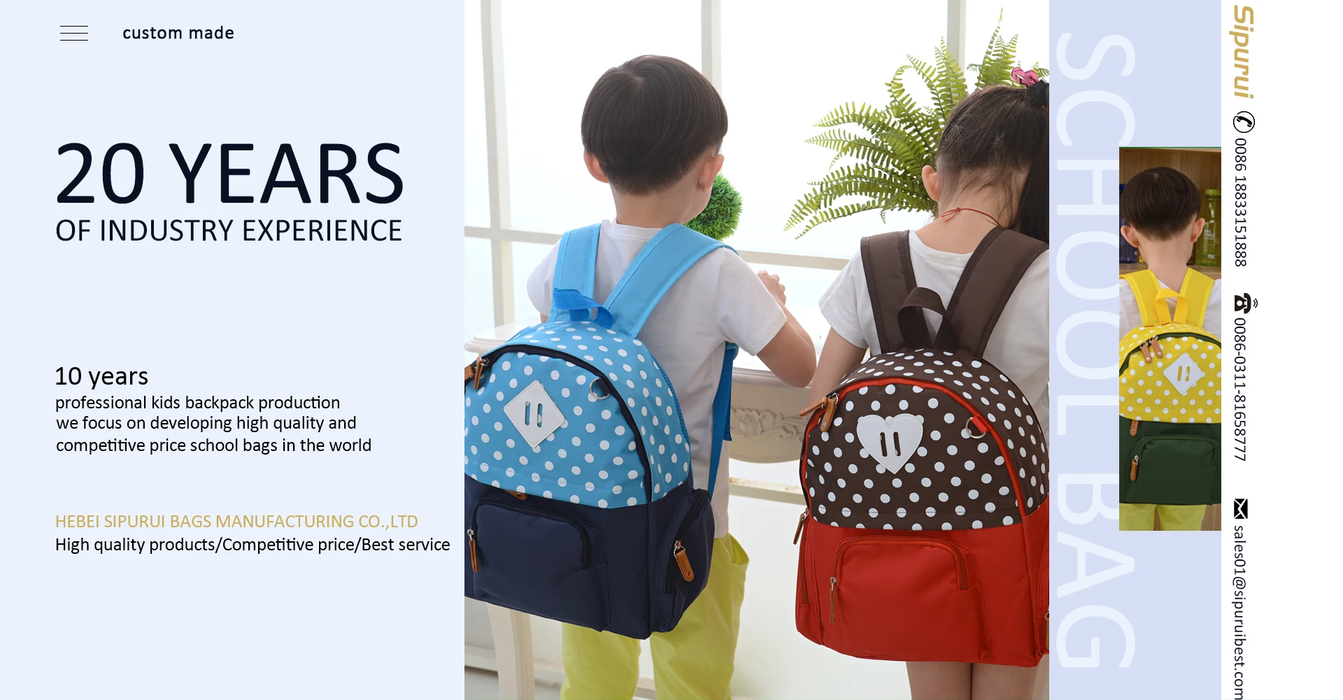 best school bag company