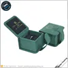 Green Suede Luxury Ring Box