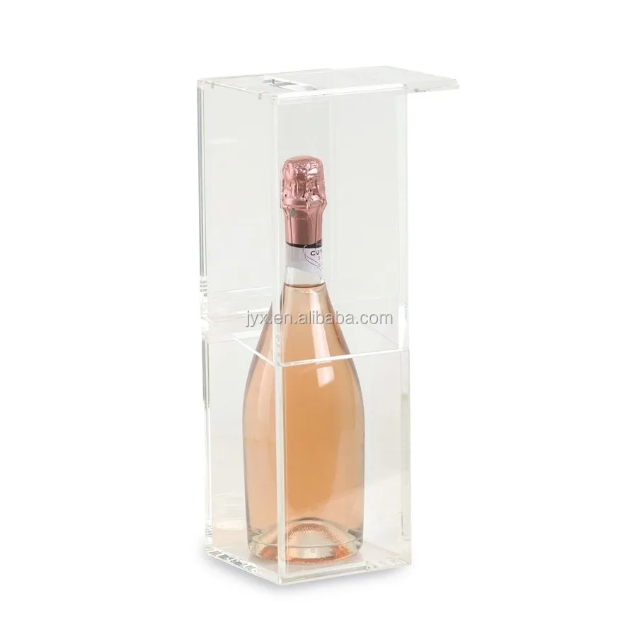 High Quality Custom Clear Acrylic Wine Bottle Display Case/box Buy