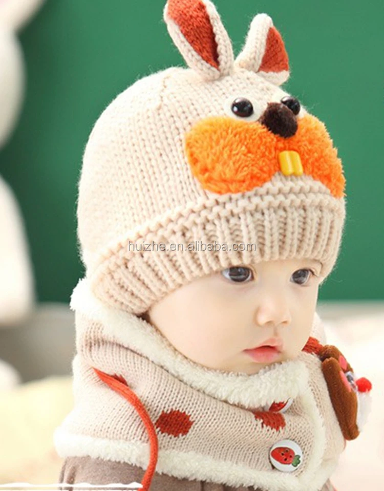 Ensemble De Chapeau Et Echarpe Pour Bebe Bonnet Chaud En Tricot Lapin Pour Enfants Garcons Et Filles Nouvelle Mode Hiver Buy Bonnet D Hiver Chaud Pour Bebe Garcon Bonnet D Hiver Bonnet Tricote Lapin Bonnet Chaud Pour Bebe Chapeau