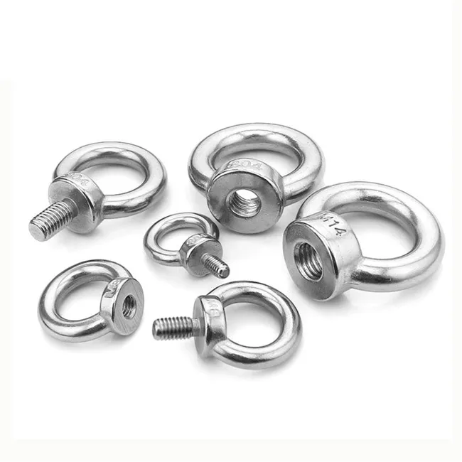304l 316l Stainless Steel M5 Eye Bolt C15 M12 Lifting Eye Bolt Din580