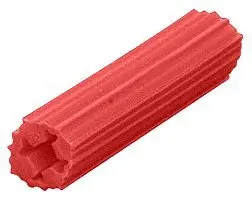 CRL 1/4" Hole 1" Length 7-8-9 Screw Expanding Plastic Screw Anchors - Box of 100