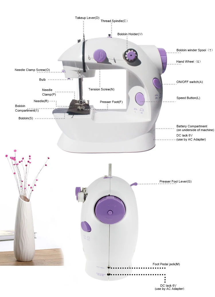 Handheld Convenient Multi Function Sewing Machine Mini Sewing Machine