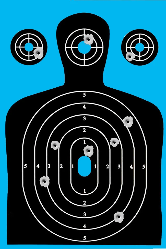 Shooting Splash Sticker Humanoid Shooting Target Training Target ...