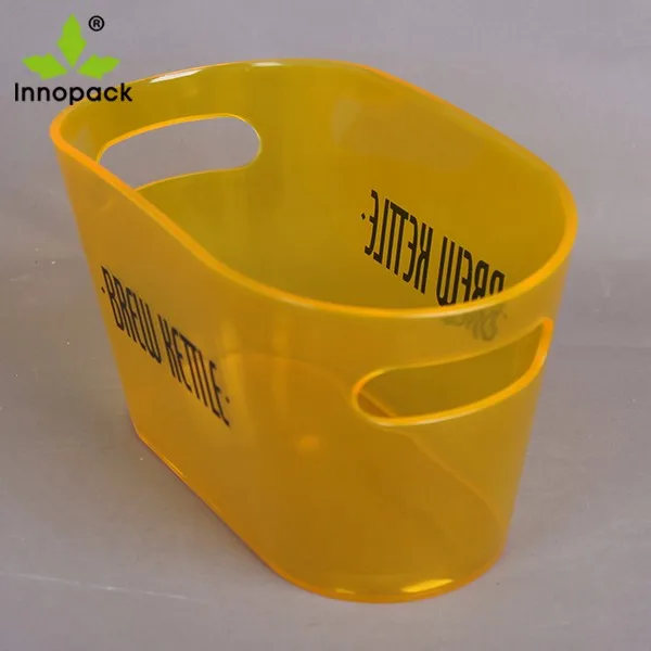 Hot Selling 12 Liter Clear Ps Plastic Ice Buckets Wholesale Buy Clear