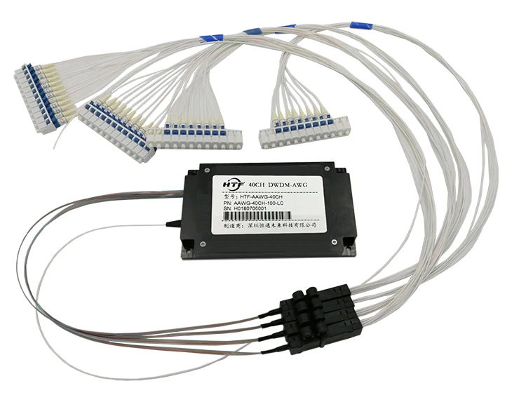 Athermal 40CH 100GHz AWG DWDM MUX DEMUX Module With-Mon