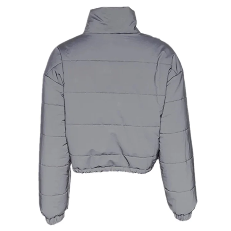 Aliexpress.com : Buy Women's Winter Jacket Coat Women Warm Reflective Parka Streetwear Silver 