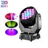 Concert Lighting Zoom Wash Led High Power Moving Head 19x15w rgbw 4 in 1 Led Stage Light With LUX=76800@1M For Live Events