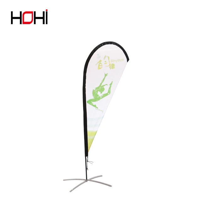 Cheap Price Advertising Beach Flying Banner Tear Drop Flag Banners