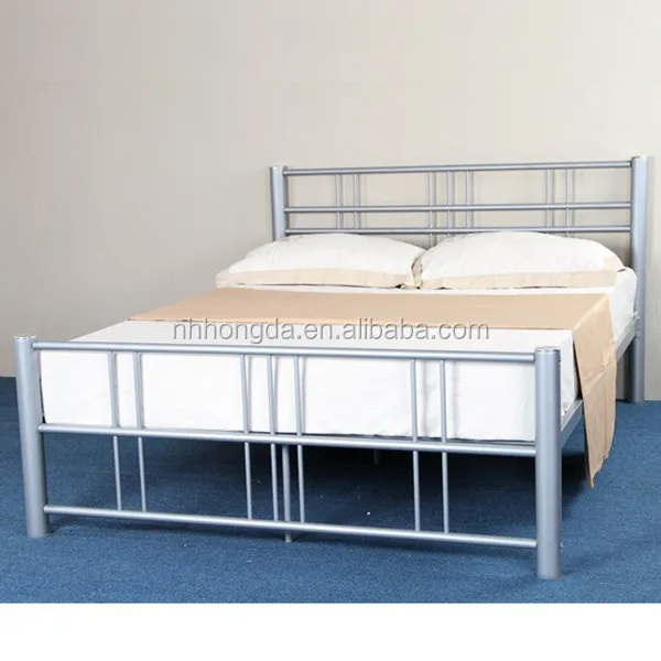 Full Kd Cheap Single Metal Bed With Square Tube Designs Buy Cheap