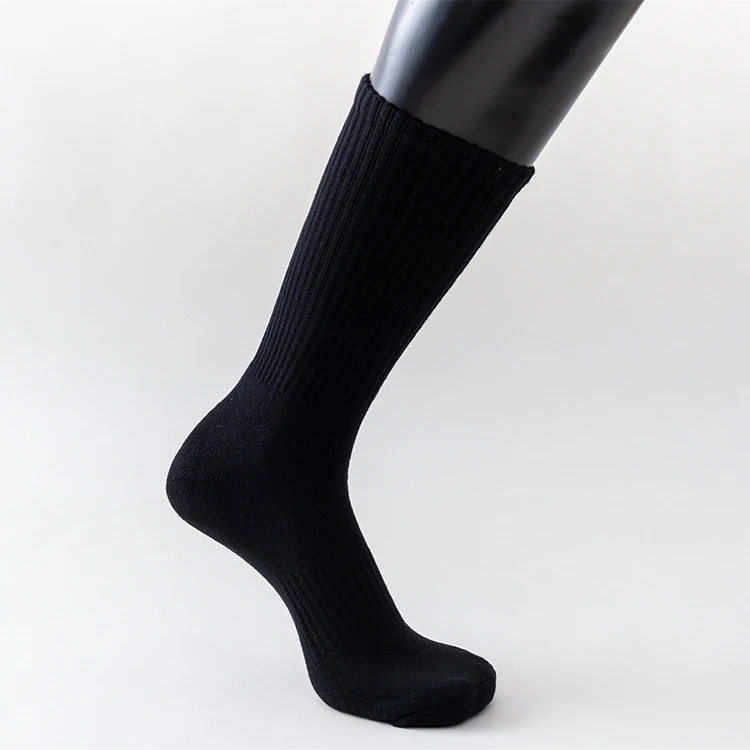 High Quality Fashion White Black 100%cotton Sport Basketball Socks ...