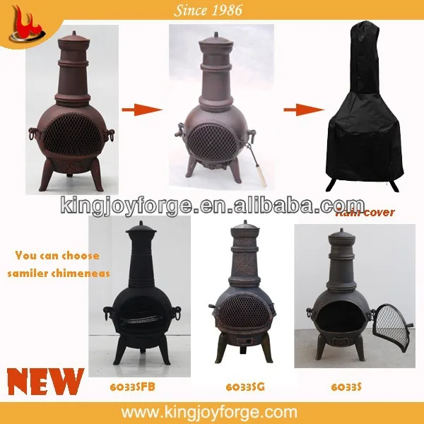 Chiminea Cast Iron Popular Outdoor Heat Resistant Paint And Powder