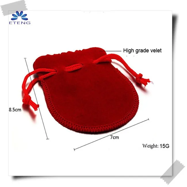 Drawstring Velvet Bag