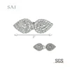 5/8"x1 3/8" Rhinestone Hook & Eye :990137