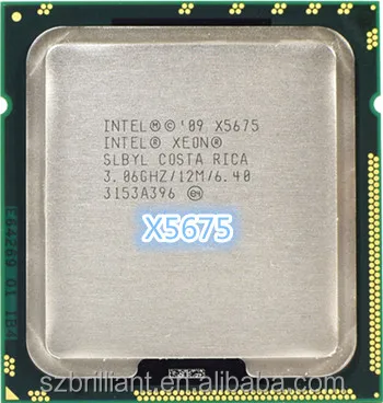 SLBYL Six-Core 6-Core Processor LGA1366 6x 3.06 GHz Intel Xeon X5675
