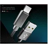 Rocfly USB Cable Metal Nylo Braid Micro USB Cable Alloy Data Charging cable for android devices