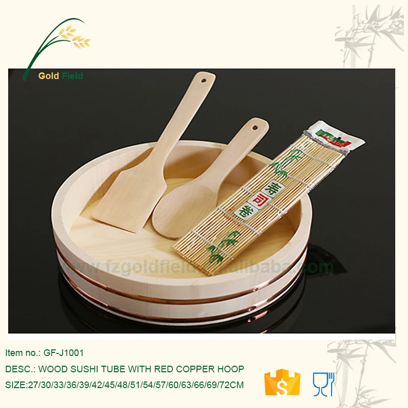 WOOD SUSHI TUBE WITH RED COOPER HOOP GF-J1001-10.jpg
