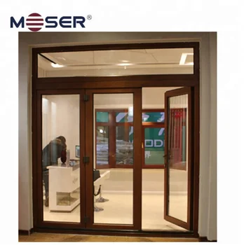 Thermal Break Aluminum Bi Fold Door With Fly Screen Door View Aluminum Door Moser Product Details From Gaobeidian Shunda Moser Window Door Co