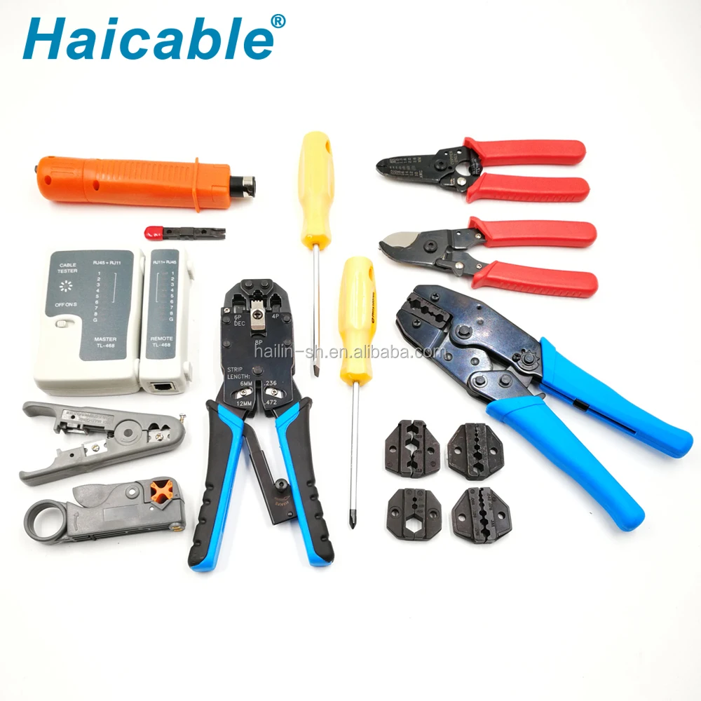 Bộ Công Cụ Mạng 10 Cái HT-K4015 Uốn Tay Đa Năng RJ 45 Bộ Công Cụ