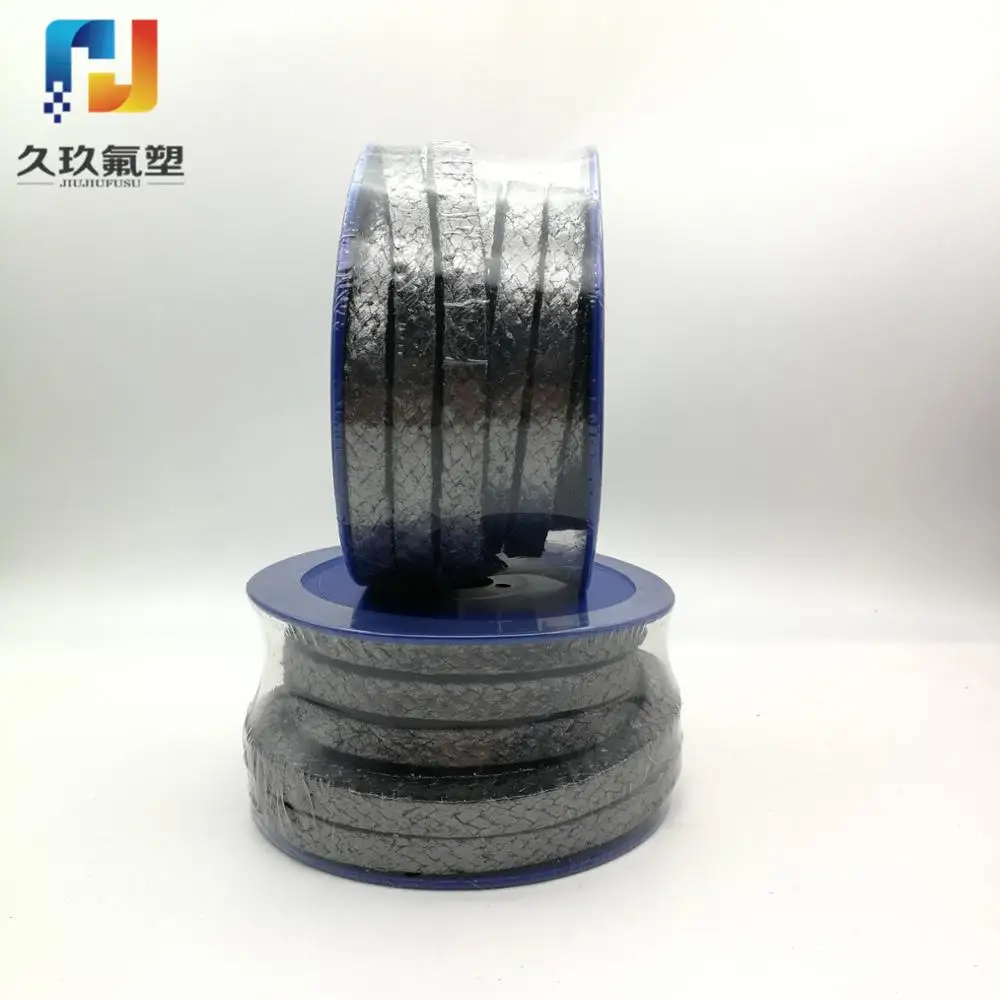 Flexible Graphite Braided Packing - 1000mm Compression Seal For Pumps/Valves/Mechanical Seals Industrial Grade Gland(10 * 10 * 1000mm