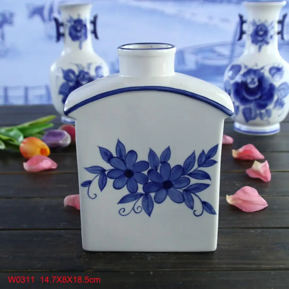 Delft Biru Tangan Dicat Keramik Bunga Dekorasi Rumah Vas Buy Keramik Vas Bunga Dekorasi Rumah Vas Corak Vas Product On Alibaba Com