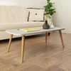 modern style simple rectangle coffee center table