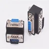 RS232 serial port right angle DB9P male to female adapter with screw