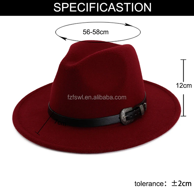 black winter fedora