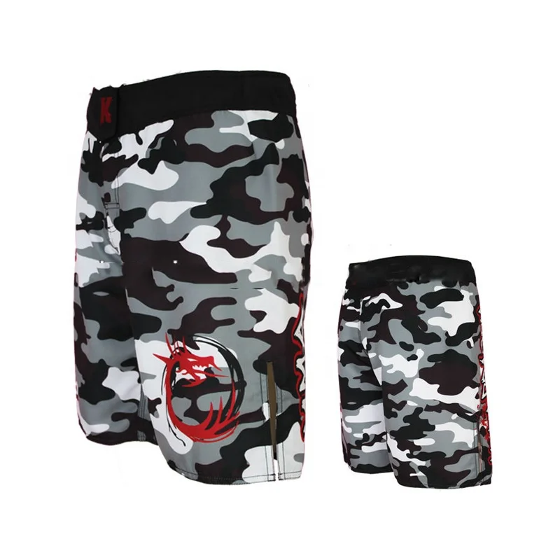 ARD Camo Pro MMA Fight Shorts Yellow Camouflage UFC Cage Fight Grappling