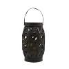 The New Creative plastic Hanging black Weaving Sided Candle Lanterns