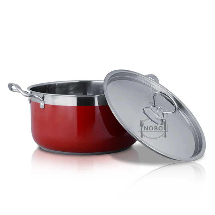 8piece Paint Spraying Stainless Steel Pot Set Buy Stainless Steel