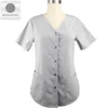 Hospital Designer Medical Scrub China Short Sleeve snap button Cheap Scrubs fashion Nurse scrub Uniform