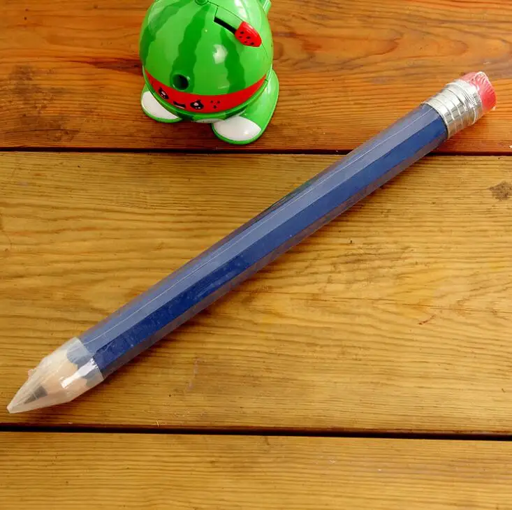 Wholesale Promotional Fancy Fat Pencil Custom Wooden Pencil With Cap