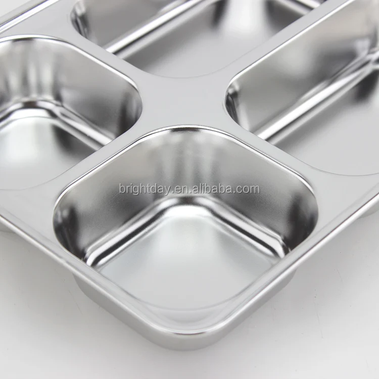 Stainless Steel Canteen Serving Tray Hospital Food Tray Buy Hospital