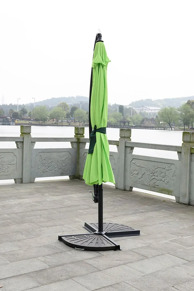 Cheap Garden Banana Hanging Umbrella 3m Patio Steel Umbrella With High