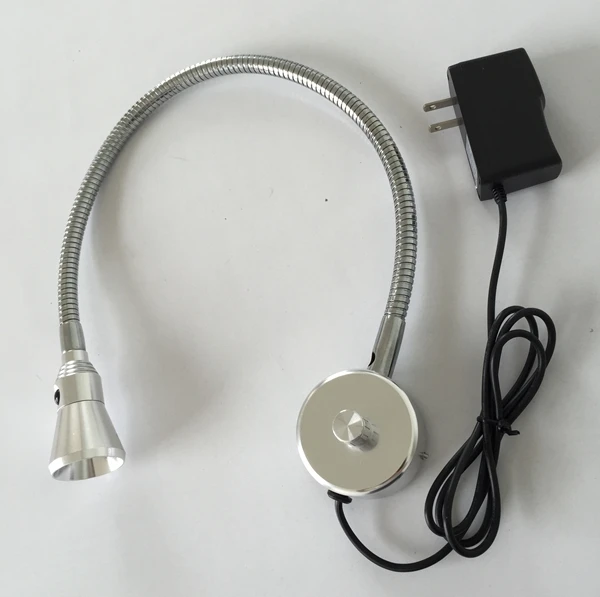 3W DIMMABLE LED FLEXIBLE GOOSENECK WALL LAMPS