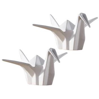 Best Home Decor Gift White Thousand Paper Crane Geometric Animals Ceramic For Sale Buy Geometric Animals Ceramiccrane Geometric Animals