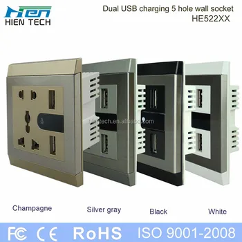 Color Electrical Sockets And Switches With 2 Usb Port For Mobile Phone Charging Buy Color Electrical Sockets And Switchesusb Wall Socketusb Wall