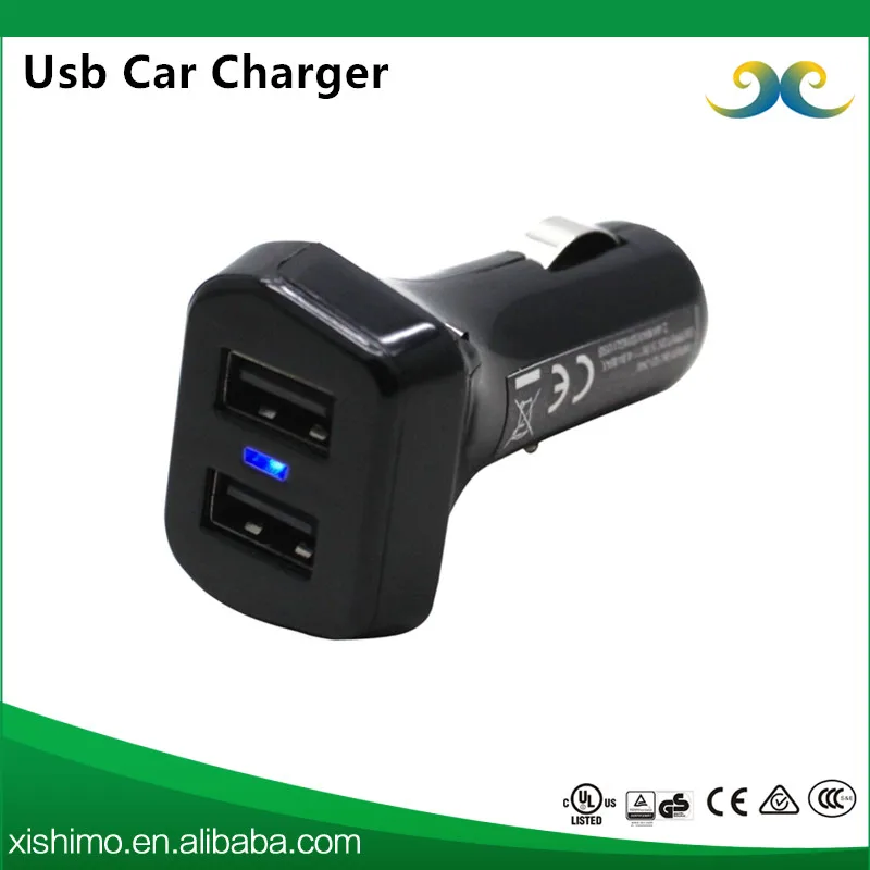 USB Car Charger Adapter 2 Port 2.4A For iPhone, Usb charger for Samsung Galaxy s6 edge