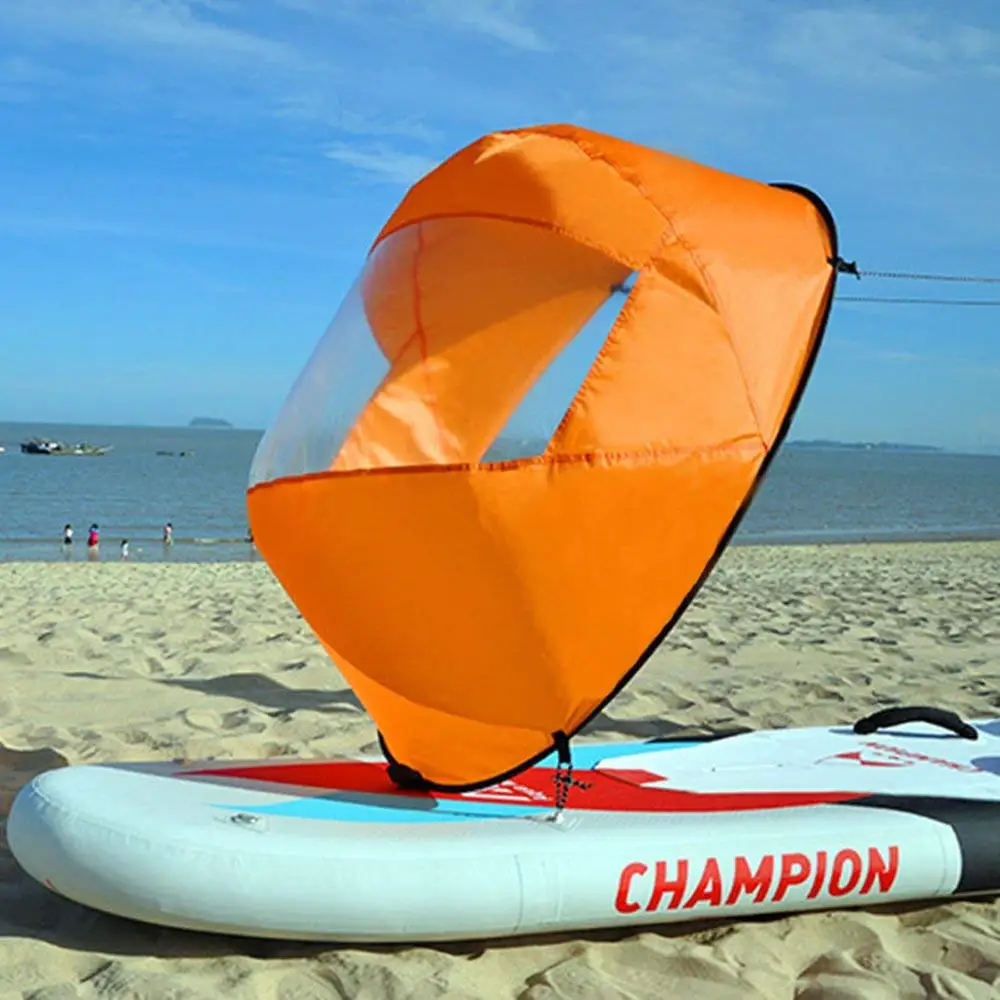 42" Foldable Kayak Boat Wind Sail Sup Paddle Board Sailing Windpaddle Sailboat