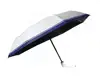 Advertising promotional design straight automatic smoothly three foldable umbrella