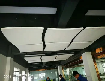 High Quality Vave Shape Fiber Glass Acoustic Cloud Ceiling Tiles Buy Fiber Glass Acoustic Cloud Ceiling Tiles Product On Alibaba Com