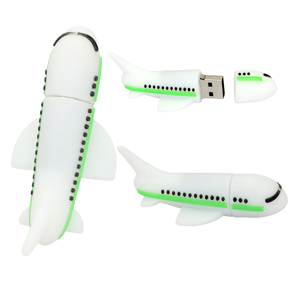 2019 Cartoon Plane USB Flash Drive Aircraft Airplane Pendrive 4GB 8GB 16GB Support Customized - ANKUX.COM