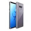 Clear Case for Samsung Galaxy Note 9 Mobile Phone TPU PC Back Cover with Chrome Voice Button / Anti-Yellow
