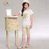 New design crystal kids girls butterfly printed t - shirts with lace bottom