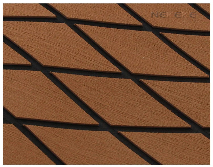 Marine Boat Flooring EVA Foam deck pad sheet Synthetic Teak